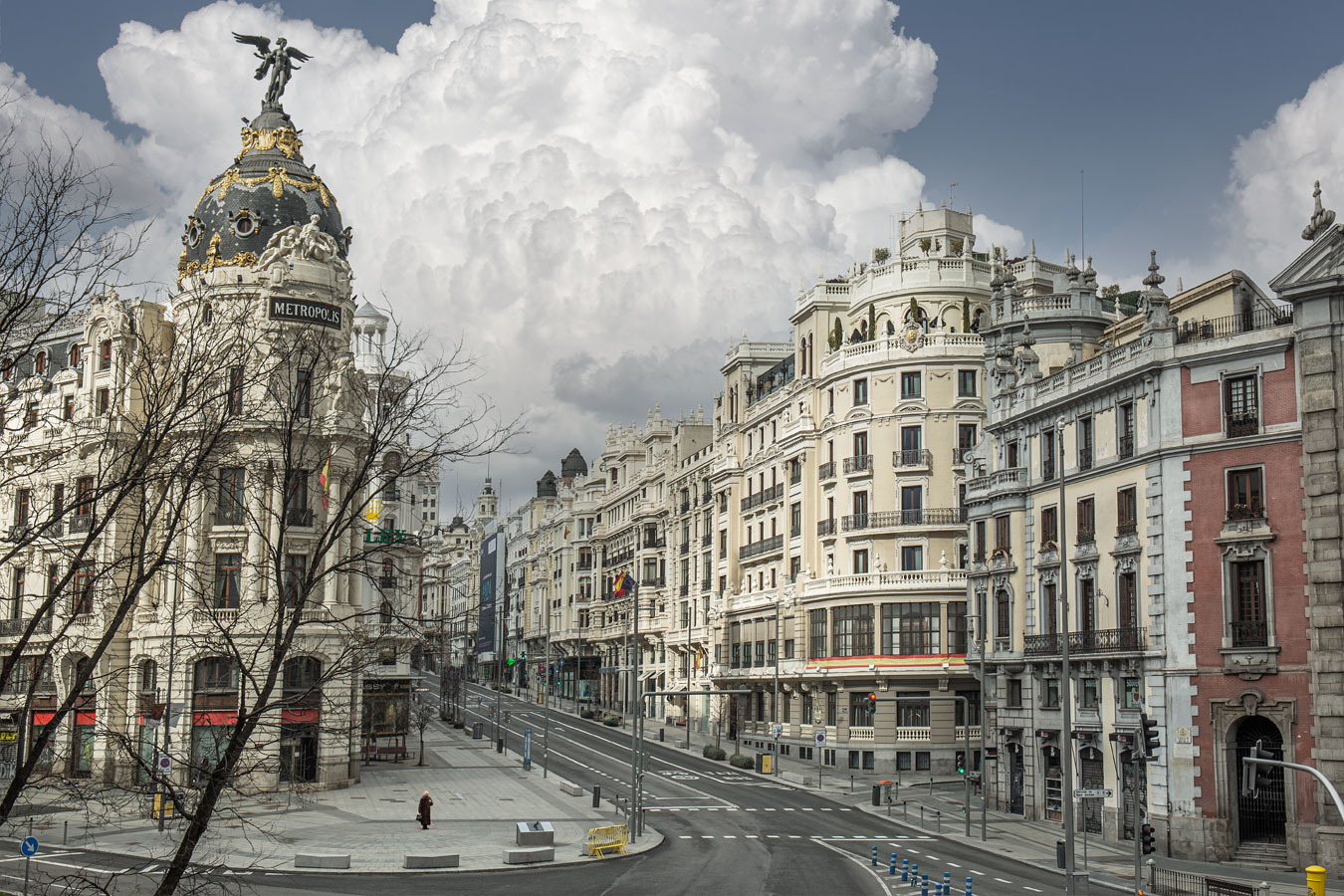 Foto de la Gran Vía en Madrid