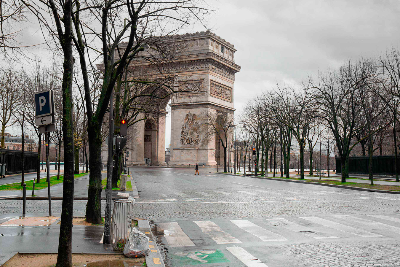 Foto del Arco del Triunfo en Paris
